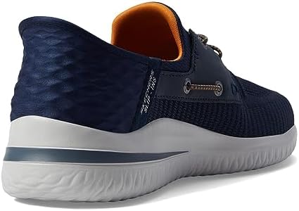 Skechers USA Men's Men's Slip-ins: Delson 3.0-Roth Loafer, NVY, 10 | Image 4