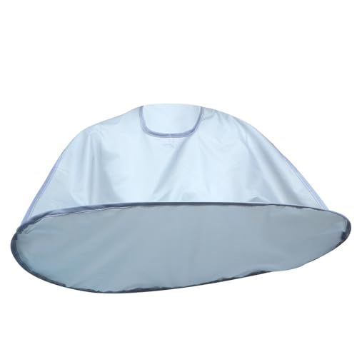 Capa impermeable para corte de cabello TEHAUX gris adulto