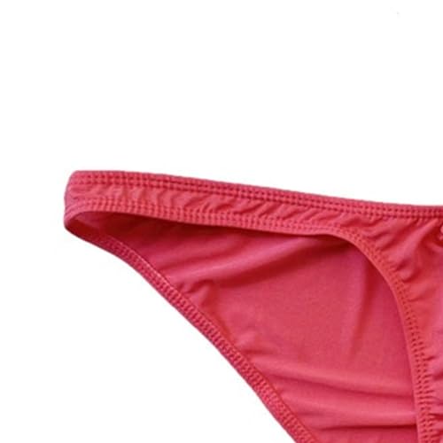 JEKE-DG Men's Low Waist Ice Silk Underwear Solid Color Triangle Panties Breathable Thin Bikini Briefs Underwear2