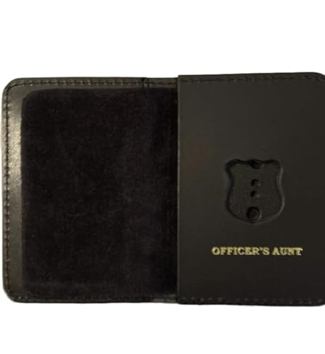 New York CITY POLICE OFFICER AUNT COURTESY MINI SHIELD AND WALLET