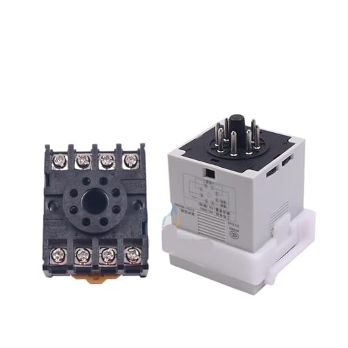 Relé de temporización ZYS48 24V-48V AC/DC con control de encendido-apagado y pausa ajustable 3