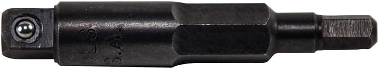 Klein Tools 86939 Hex Adapter, Made in USA, for 1/4-Inch Square to 3/16 and 5/16-Inch Hex for Refrigeration Wrench, HVAC&R