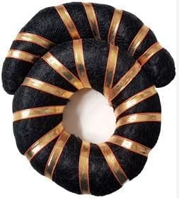 Bharatanatyam Hair Bun - Half Moon Shape And Full Round Hair Bun For Classical Dance, Kuchipudi Dance, Weddings and Events-image-47
