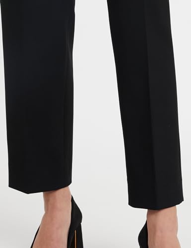 Image of Amazon Brand - Symbol Women's Tapered Fit Formal Trouser (Mid Rise | Ankle Length |Formal Pants | Office Wear) (Available in Plus Sizes)