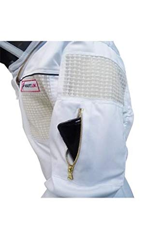 Combinaison apiculaire ventilée avec voile de clôture blanc taille X-Large