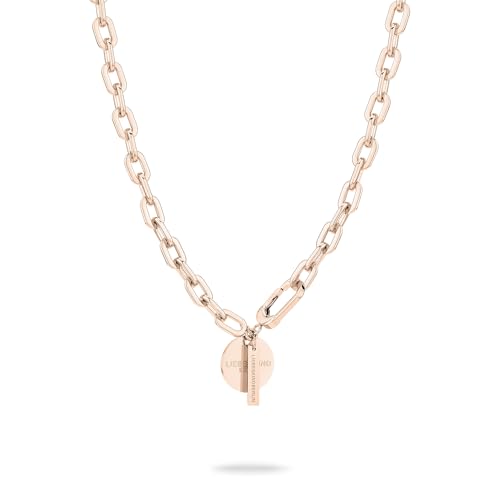 Liebeskind Berlin Damen Halskette – Edelstahlkette in Gold, Roségold & Schwarz – Schlichte & auffällige Designs – Moderner Schmuck für Alltag & besondere Anlässe