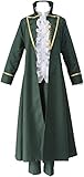 HJMAX Adolf・K・Weismann Cosplay Costume Halloween Carnival Costume (Custome, Male XS)