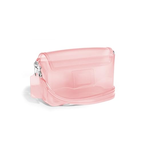 Jelly Tabby Bag - Clear Crossbody Bag for Women with Chain Vintage-Inspired Convertible Wristlet and Shoulder Bag