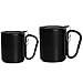 Nazada Backpacking Mug,Camping Mug,Portable Carabiner Hook Handle Cup with Lid,Outdoor Travel Camping Hiking Coffee Cup,Lightweight Insulated Mugs