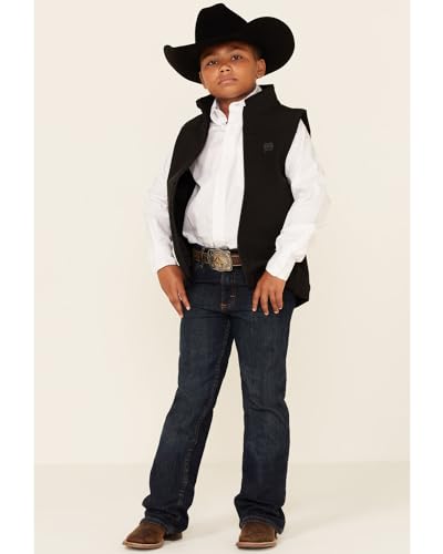 Cinch Boys' Solid Bonded Zip-Up Vest - MWV7520002 US2