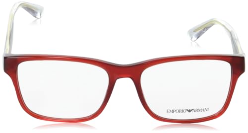 Image of Emporio Armani mens Ea3239 Rectangular Prescription Eyewear Frames