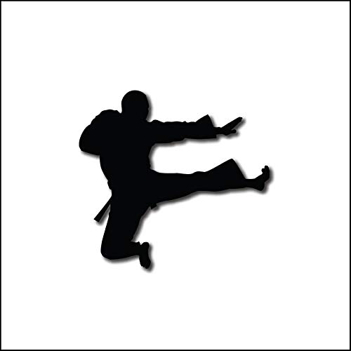 Martial Arts Performer Fridge Magnets (Black Color)