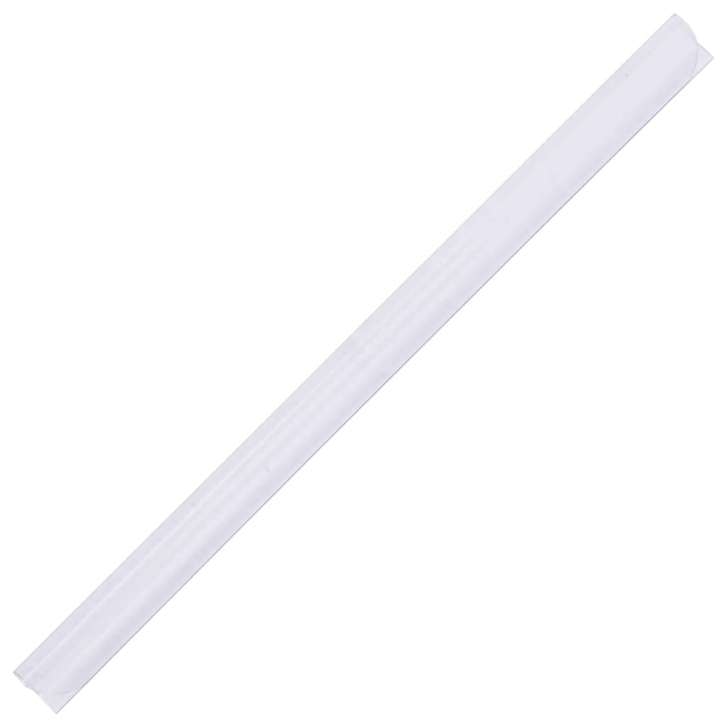 vidaXL Panel de Valla Jardín Patio Exterior Barrera Cercado Rollo Pantalla Privacidad Decorativa Cerca Tira Duradero de PVC Blanco 70x0,19 m