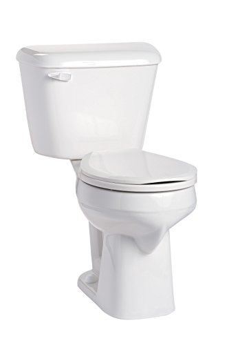 Mansfield Plumbing 117.3173.WHT Alto 1.28 Round Front Toilet, White