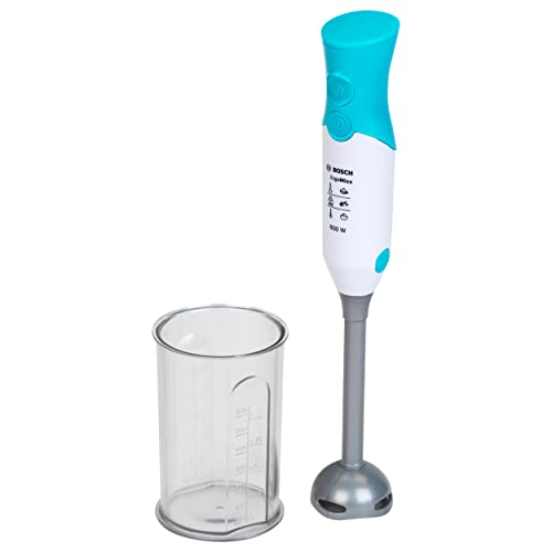 Theo Klein 9532 Batidora de Mano Bosch, Réplica de Seguridad para niños con Varillas giratorias de Juguete y Vaso medidor, 8 cm x 8 cm x 27,5 cm, Juguetes para niños a Partir de 3 años