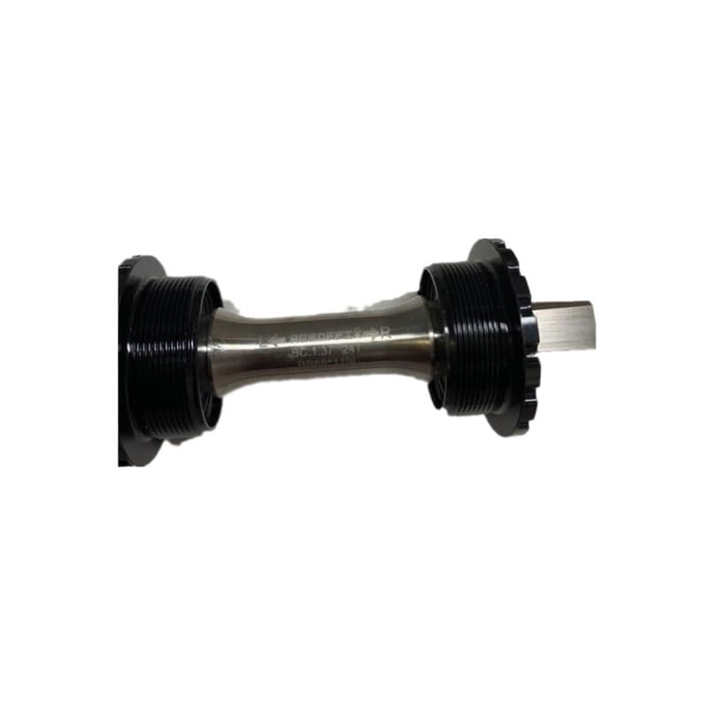 Tretlager Fahrrad Hohlachse aus Titan, Fahrrad-Tretlager, 103 mm, 107 mm, 110 mm, 113 mm, 119 mm, 1,37 Zoll Tretlager(119mm Black)