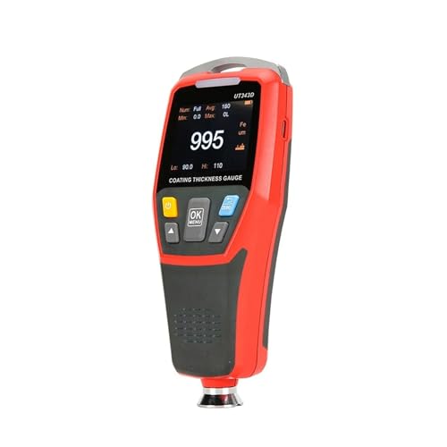 Grosorímetro UT343D/343A Medidor digital de espesor de recubrimiento con función USB, rango 0 a 1250um (UT343A) miniatura 4