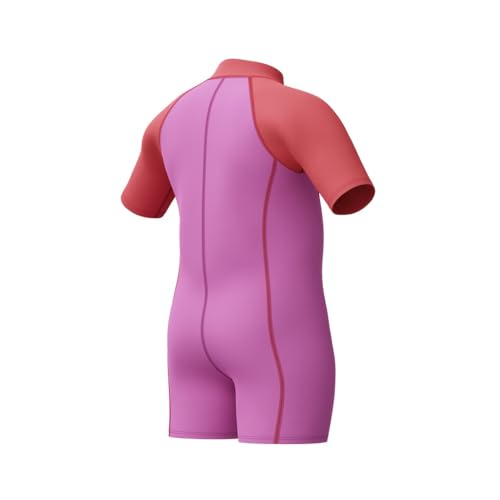 Speedo Mädchen Schwimmen Lernen Neoprenanzug | Schwimmunterricht | Weiche Haptik | Neopren Neon Violet 6YRS