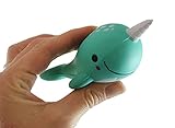 Curious Minds Busy Bags 1 Narwhal Squishy Slow Rise Animal - Sensory, Stress, Squish Fidget Toy Memory Foam ADHD (Random Color)