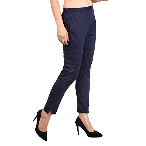 Image of SriSaras Women's Premium Cotton Trousers /Pants