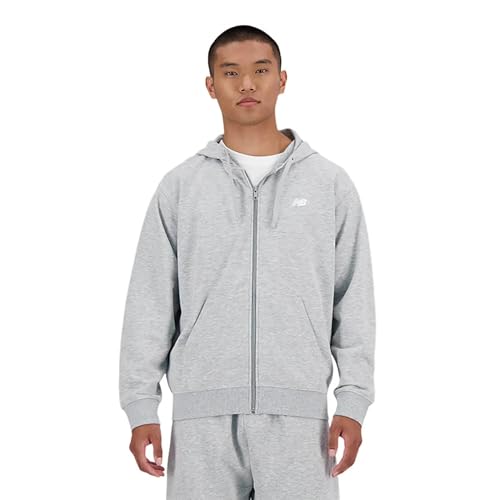 Sweat shirt New Balance Sport Essentials Logo French Terry Full Zip EU - vue 6