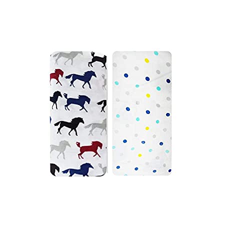 Image of swaddle cloth Pure Cotton Muslin Baby Swaddle Blanket, Wrap Cloth Cotton Swaddle for Newborn Baby Girl's and Boy's Soft Premium Cotton Swaddle Blanket-Pack of 2 with Size 120X100 CM - Anchor Dot