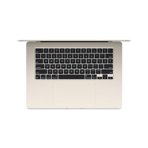 Apple 2024 MacBook Air (de 15 polegadas, Processador M3 da Apple com CPU 8‑core e GPU 10‑core, 16GB