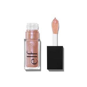e.l.f. Glow Reviver Lip Oil Glimmer, Nourishing Tinted Lip Oil For A High-Shine Finish, Infused With Jojoba Oil, Vegan & Cruelty-Free, Candy Coded