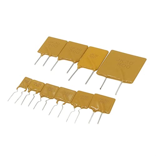 HJCMOONB Fuse 100Pcs Jk30 Plug in Self Resettable Fuse Pptc Ruef 30V 0.9A 1.1A 1.35A 1.5A 1.6A 1.85A 2A 2.5A 3A 4A 5A 6A 7A 8A 9A 10A(2A)