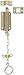 Stanley National Hardware CD1055 Chain Bolt, 3-Inch, Satin Brass