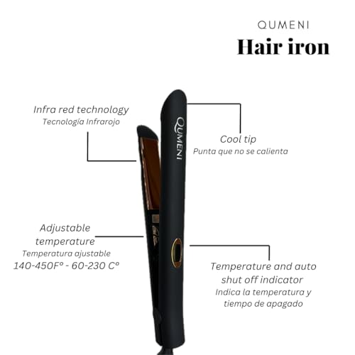 Plancha de Pelo Profesional Titanium Negra miniatura 3