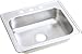 22 Gauge Stainless Steel 25" X 21.25" X 6.5625" Single Bowl Top Mount Kitchen Sink