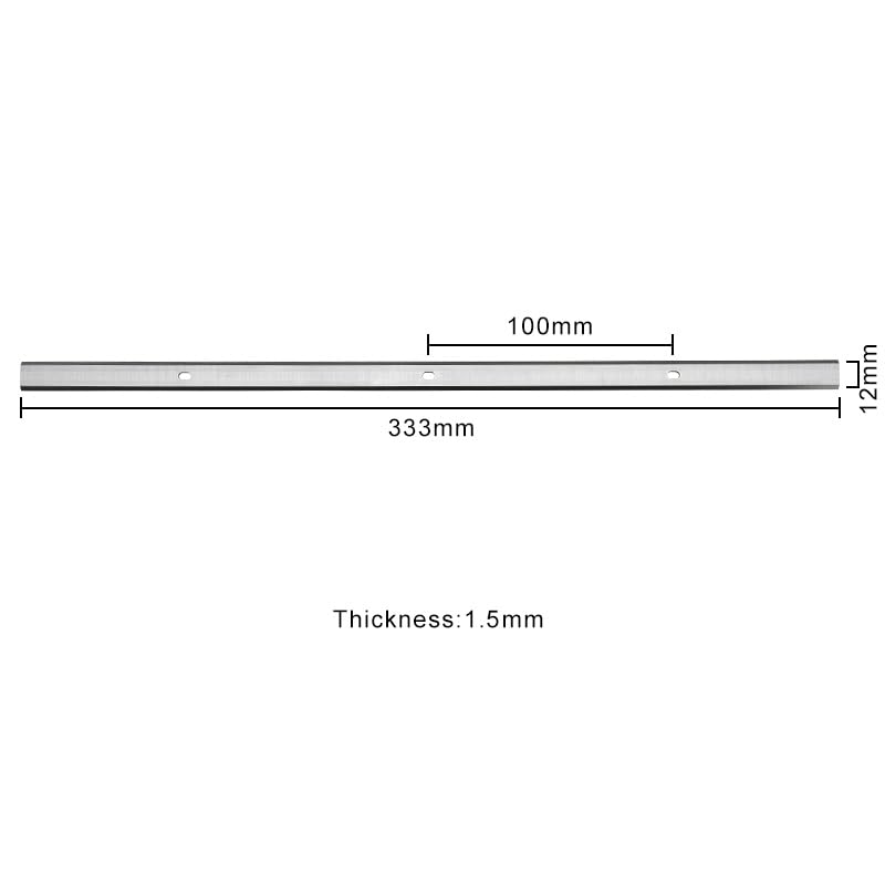 JWOO 2 uds Cuchillas cepilladoras Cuchillos 320x12x1,5mm Cuchillos de Doble Filo for DeIta 22-560 22-562 22-565 TP400LS Ry0bi AP-12