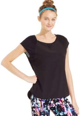 Calvin Klein Women's Relaxed Mesh Trim Tunic Top