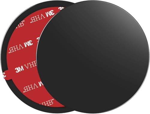 Image of RIGGEAR Dashboard Pad Mounting Disk for Suction Cup Phone Mount, 2Pcs Ultra Sticky Heat-Resistant Replacement Disc for Car Dashboard, Vacuum Suction Phone Holder Spare Stick Pad for Mount (2 Pack)