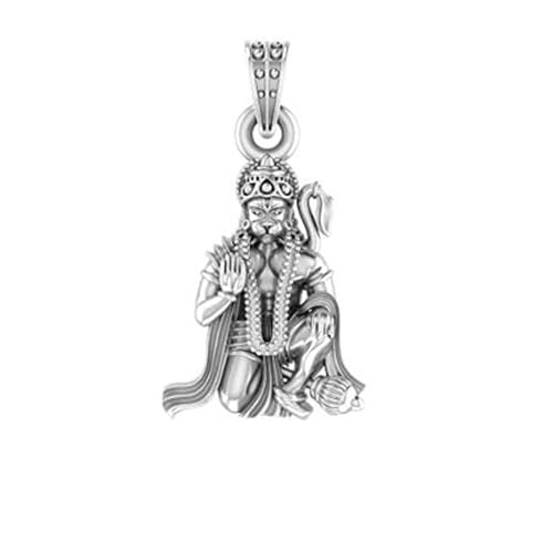 Pendentif Hanuman argent 925 Mtrolls pour homme et garçon