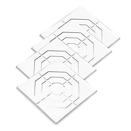 Mipcase 4Piezas Almohadillas Transparentes Muebles de Silicona Antivibración de de Antideslizantes Sofás y Mesas Arañazos