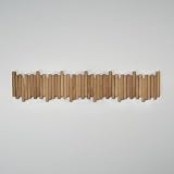 WECO Wandgarderobe (Klarlack, 99cm, 12 Haken)