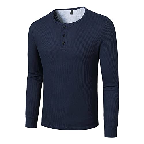 T-shirt manches longues homme marine M | Sweatshirt amusant
