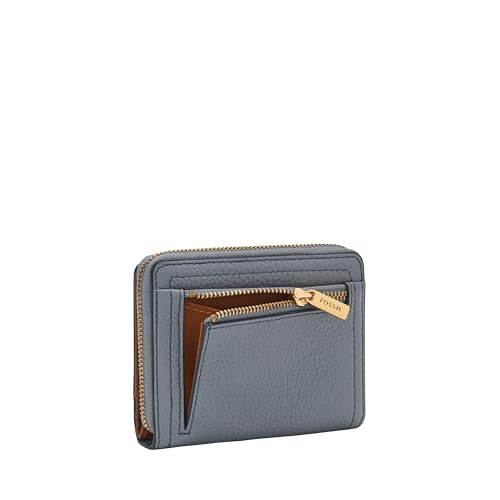 Image of Fossil Women's Logan RFID-Blocking Leather Mini Multifunction Bifold Wallet