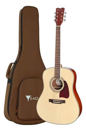 Violão Eletroacústico Eagle Ch888 Folk Aço Natural