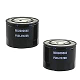 2PCS MIU800645 Fuel Filter Compatible With John Deere 35 50 D 110 790 997 1570 1575 1580 1585 1600