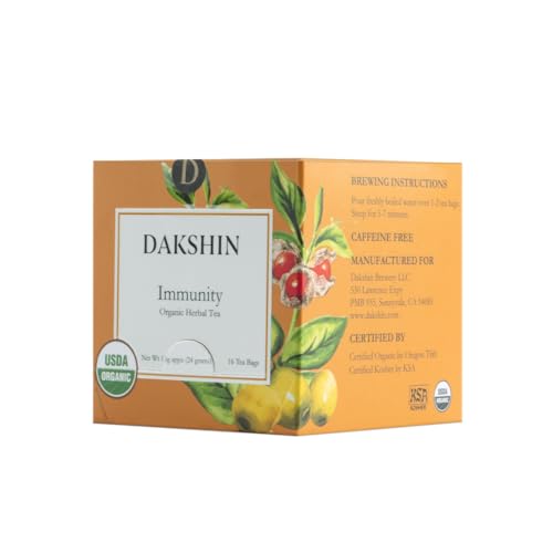 Dakshin Organic Immunity Herbal Tea | Immune Boosting | 1 box of ...