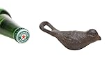Creative Co-Op Cast Iron Bottle Opener, Bird