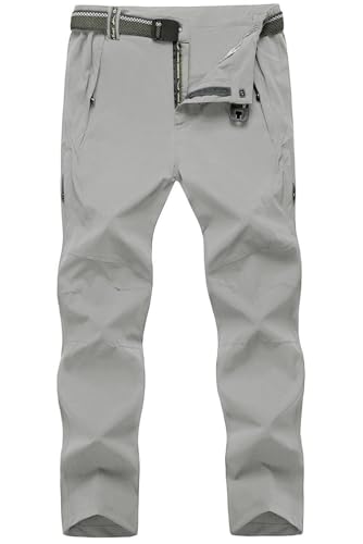 TBMPOY Men's Lightweight Hiking Pants Quick Dry Mountain Fishing Camping