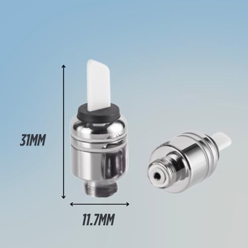 Mr.Bald Ceramic Hot Knife, 510 Thread Dab Tool Cut Wax Accessory with display, Red (1kit)