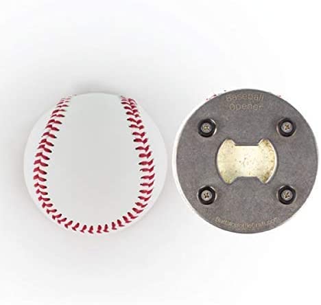 Gift Box For Your Stainless Steel Baseball Bottle Opener, Beer Bottle Opener Made From Real Baseball's Leather, Magnetic Bottle Opener & Cap Catcher - Cool Gadget For Teens & Present For Men. #TOP5