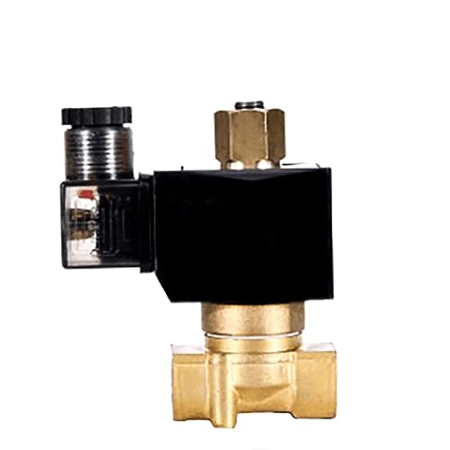 Électrovanne en laiton 3/8 NPT 24VAC normalement ouverte pour contrôle d'eau