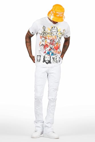 Men's Holibert Stacked Flare Jean4