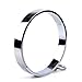Edgy Unisex Fashion Chokers with O Ring - Polish Shinning Stainless Steel Punk Choker Collars Necklace for Modern Look